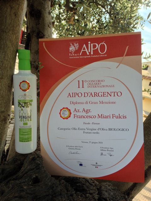 Le associazioni premiano il nostro Olio Extra Vergine Biologico 2 aipo dargento