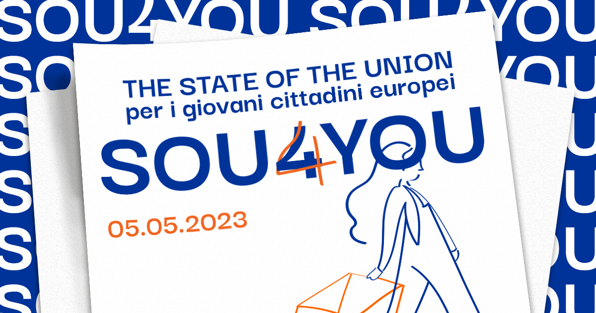 Fattoria di Maiano è sponsor di SOU2023: 4-6 Maggio 2023 1 SOU4YOU per i giovani cittadini europei